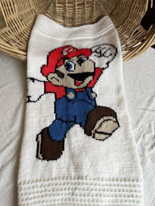 Retro Mario Baby Blanket