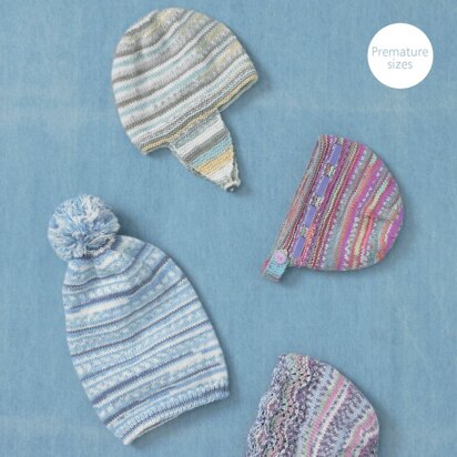 Hats in Sirdar Snuggly Baby Crofter 4 Ply - 4663- Downloadable PDF