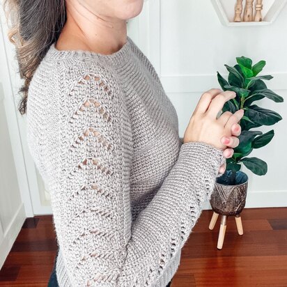 Lovely Lace Crochet Sweater