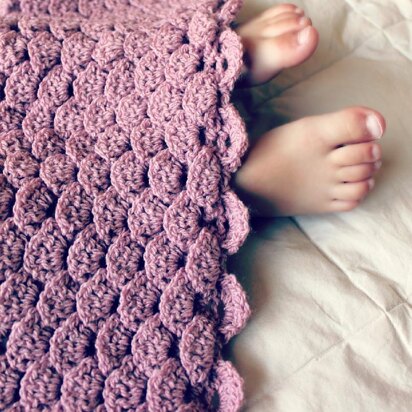 Rose Petal Baby Blanket