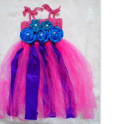 836 TUTU DRESS, FLOWER, HEADBAND