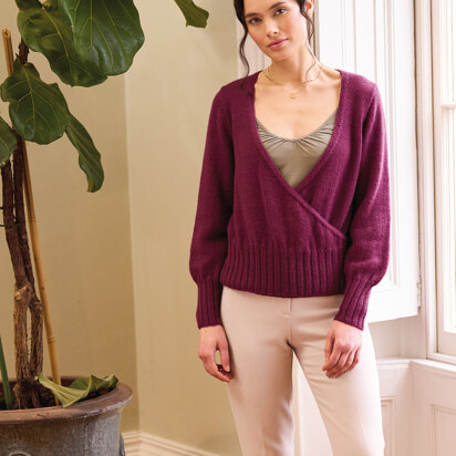 Drape Cardigan in Rowan Pure Alpaca - Downloadable PDF