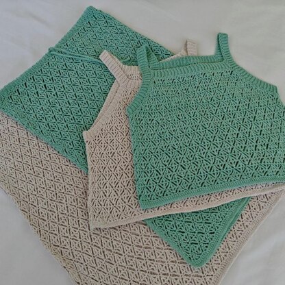 Diamond Lace Summer Set