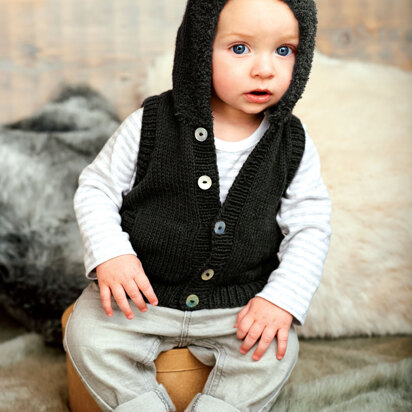 Jacket and Gilet in Rico Baby Classic DK and Teddy Aran - 463 - Downloadable PDF