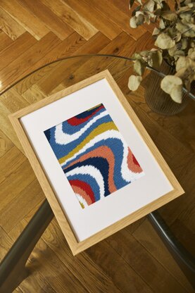 DMC Waves Tapestry Kit - 12 x 15cm