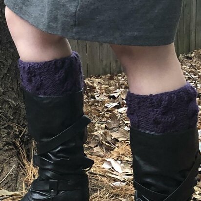 Morado Cable Boot Cuffs