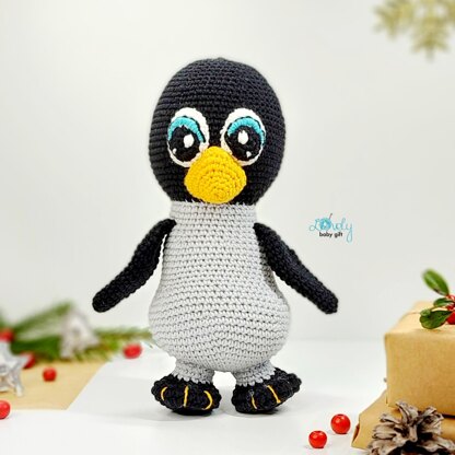 Amigurumi Penguin with Earflap Hat and Scarf Crochet Pattern