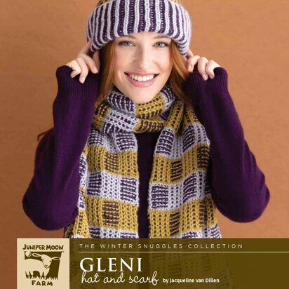 Juniper Moon Farm J181-01 Gleni Scarf & Hat PDF