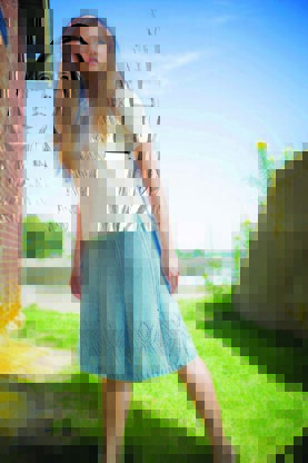 Togo Skirt in Berroco Modern Cotton - PDFNG16-6