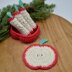 Apple Slices Coaster Set