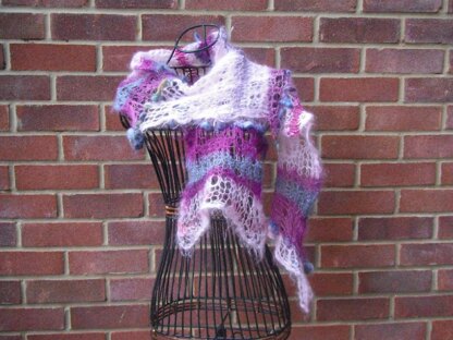 Lace & Felted Scarf