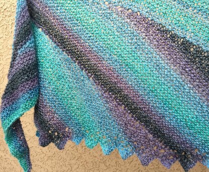 Crescent Sky Shawl