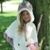 Hooded Unicorn Poncho & Socks