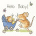 Bothy Threads Hello Baby! Cross Stitch Kit