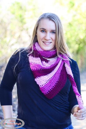 Easy Boomerang Scarf