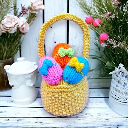 Easter Egg Hunt Basket choc orange cover / toy