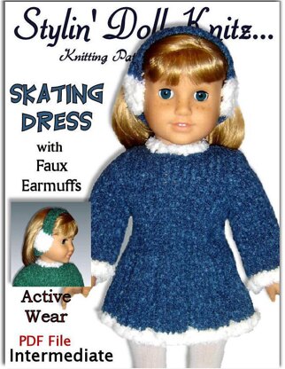 5 pdf knitting patterns. Fits 18 inch and American Girl Doll 03