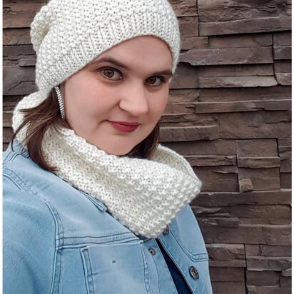 Snowprints Winter Accessory Set - knitting pattern