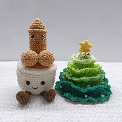 Surprise Christmas Weenie, Crochet Pattern Christmas Tree