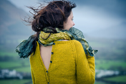 Arela Back Buttoned Cardigan in The Fibre Co. Cumbria - Downloadable PDF