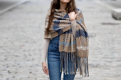 Waterbury Plaid Blanket Scarf