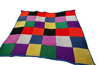 126. Patchwork Baby Blanket