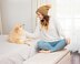 Quilted Lattice Knit Hat