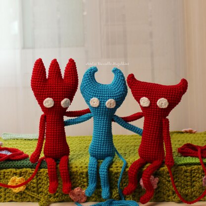 Yarn Spirit Trio – Amigurumi Fanart Pattern Bundle (Digital PDF)
