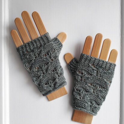 Mushroom mitts - knitting pattern