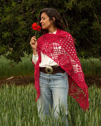 Amapola Shawl