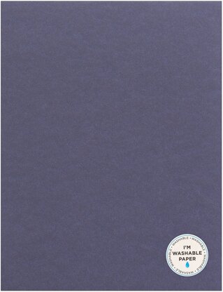 American Crafts Washable Matte Paper 8.5"X11" - Storm