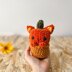 Cupcake pumpkin cat crochet pattern, PDF, amigurumi halloween pattern