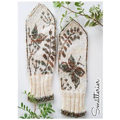 Mulberry Mittens - knitting pattern