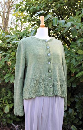 Klokkeblomst cardigan