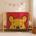 Winnie The Pooh Blanket Red Christmas Baby Throw Cartoon Afghan C2C CROCHET PATTERN