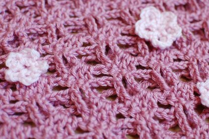 Spring Flowers Poncho Crochet Pattern (3 sizes: Child's Small, Medium, Large)