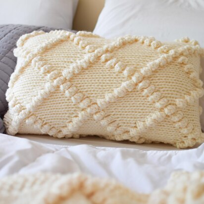 Bobble Knit Throw Pillow