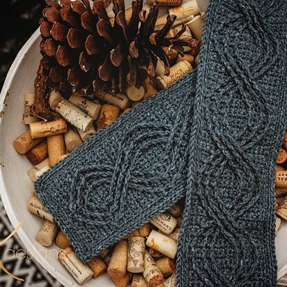 The Wexford Infinity Crochet Scarf