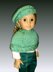 Capelet and Beret for American Girl and 18 inch dolls. 044