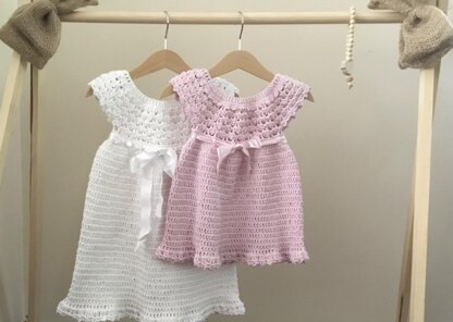 Pearl Baby Girl Dress & Bolero Cardigan Set N 604