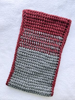 Tunisian Simple Stitch Crochet Cowl