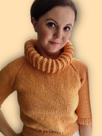 Wooly Jumper with Brioche Neck #2