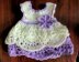 Purple baby dress