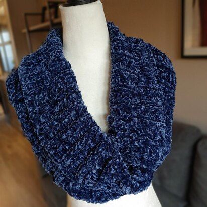 Easiest Rib Knit Cowl