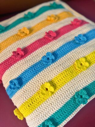 Between the Petals Baby Blanket