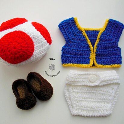 Toad Baby Costume