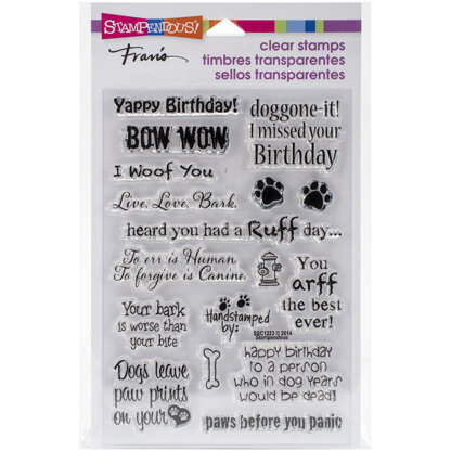 Stampendous Perfectly Clear Stamps - Dog Sayings