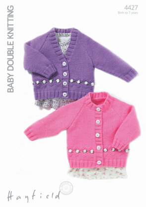 Cardigans in Hayfield Baby DK - 4427 - Downloadable PDF