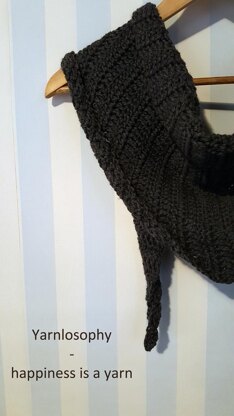 Easy triangle scarf