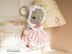 Doll Clothes, Crochet Pattern - Outfit Easter Mouse